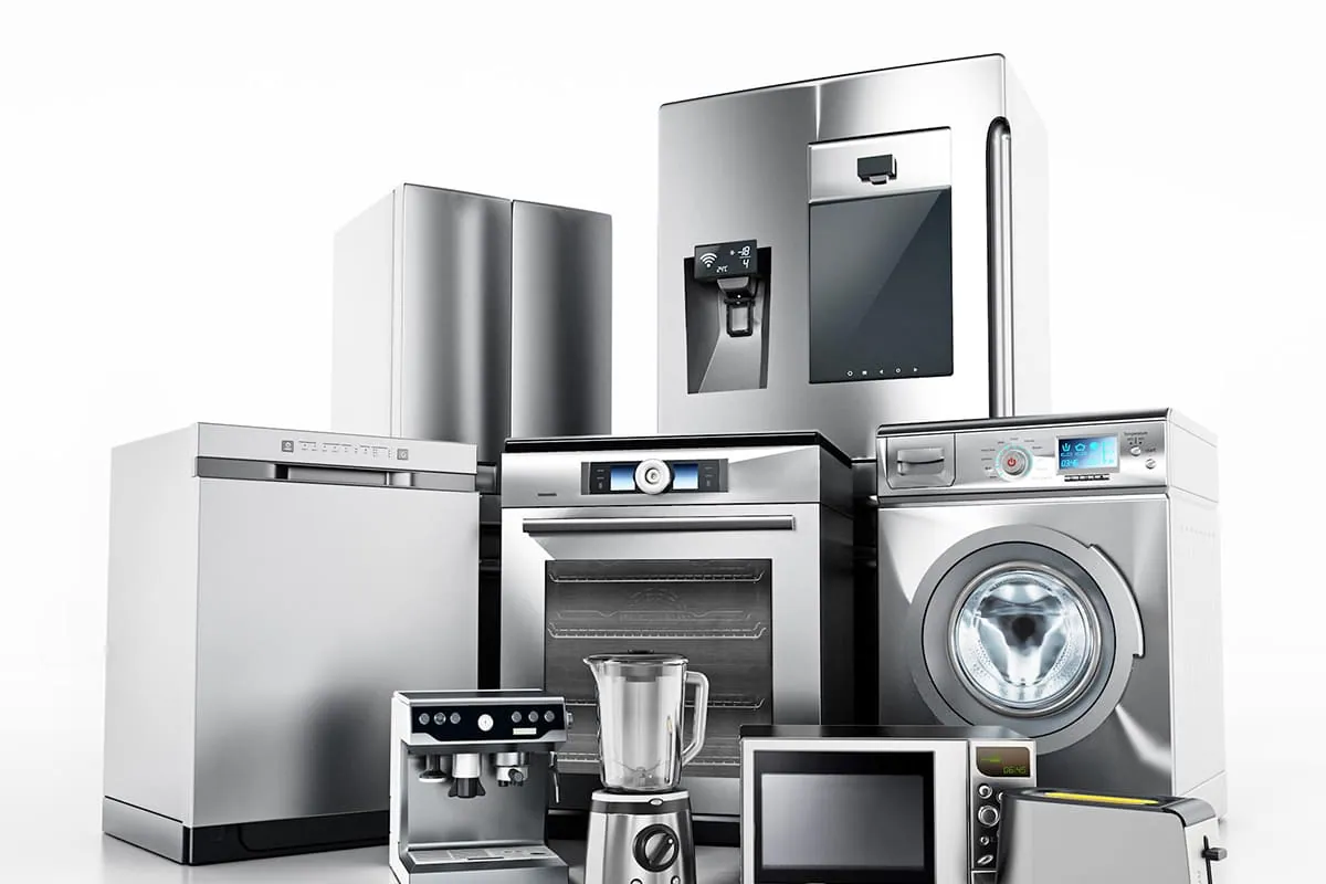Frigorífico, lavadora, horno y pequeños aparatos de acero inoxidable, referencia de precios de reparación en Gran Canaria